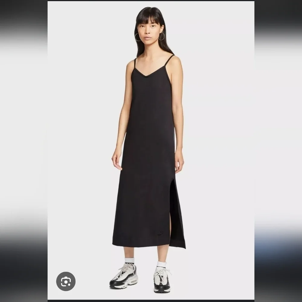 Brand New Nike Sportswear black maxi dress S
